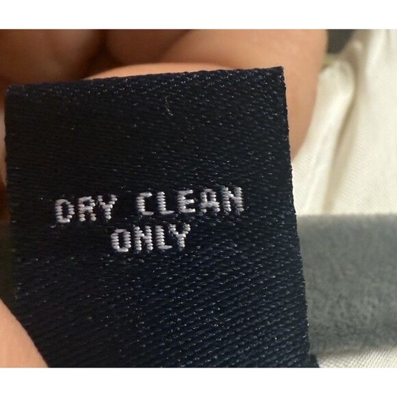 Ann Taylor Dress White Green Floral Sleeveless Silk V-Neckline Women SZ 4 Lined - Picture 11 of 12